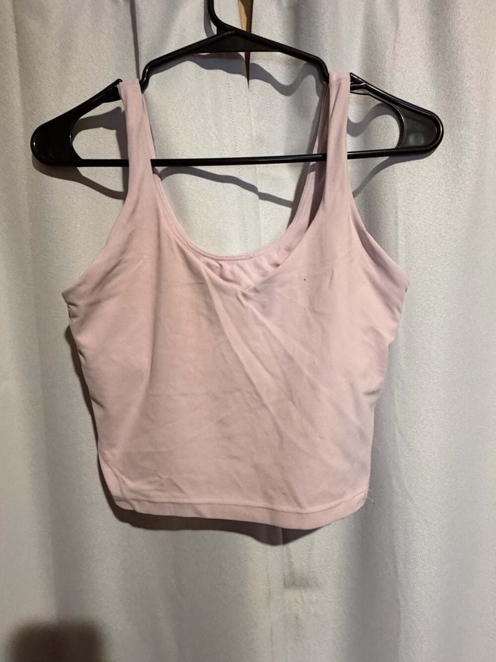 Lululemon Align Tank Top Pink Mist Cropped Sports Bra